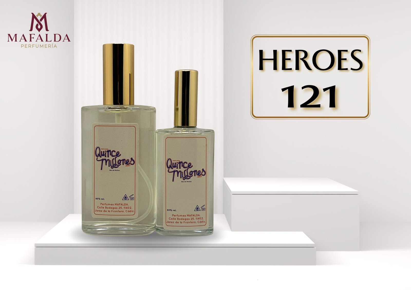 es una fragancia de la familia olfativa Aromática Frutal para Hombres de Perfumería Mafalda