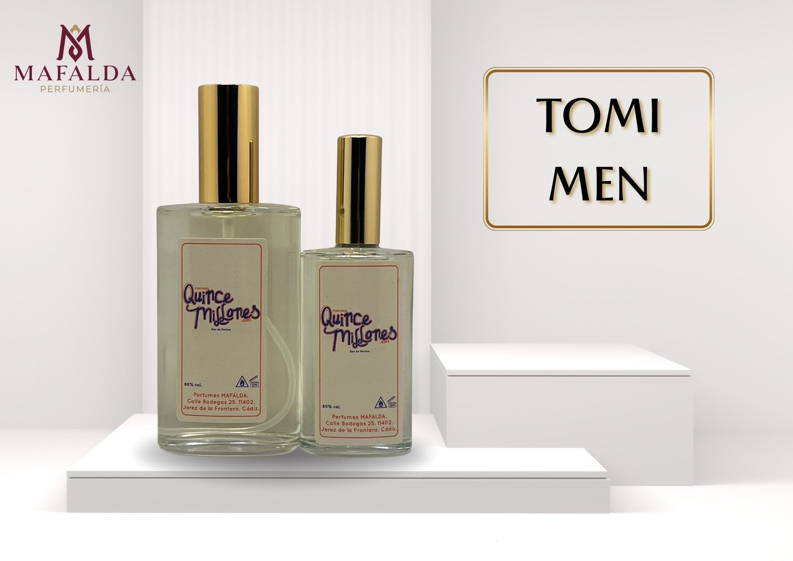 es una fragancia de la familia olfativa Cítrica Aromática para Hombres de Perfumería Mafalda