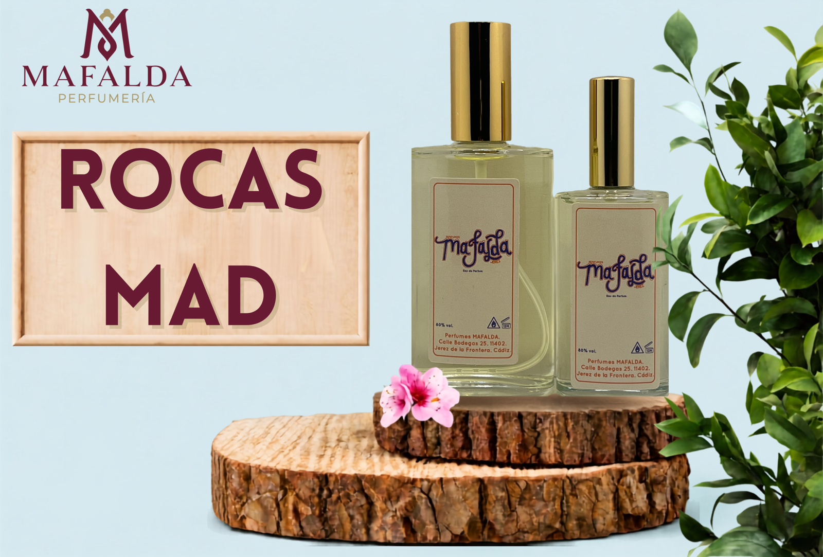 Rocas Mad es una fragancia Floral Frutal para mujer